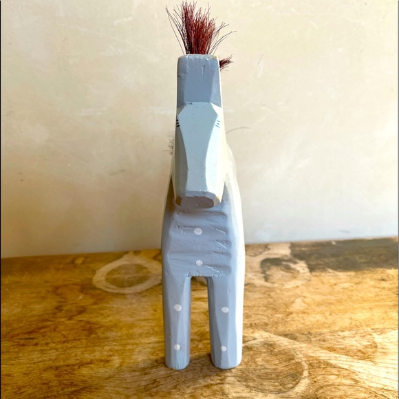 SWEDISH DALA STYLE w/Real HORSE Hair Handmade 14” - Picture 9 of 13